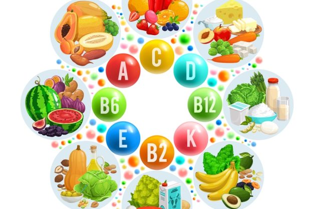 Vitamins and minerals sources in superfoods