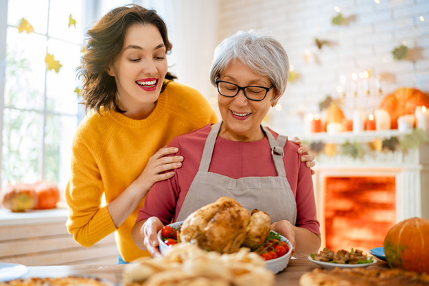 Happy Thanksgiving Day! Autumn feast