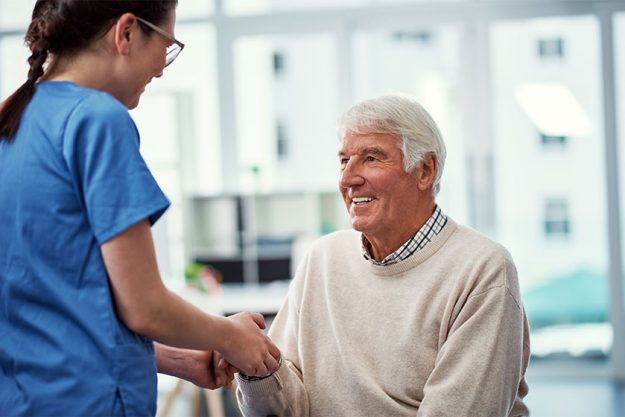 Anything can make you more comfortable young female nurse talking