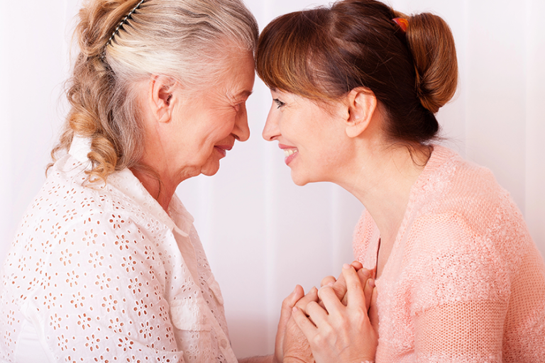 seniors woman with her caregiver seniors woman with her caregiver