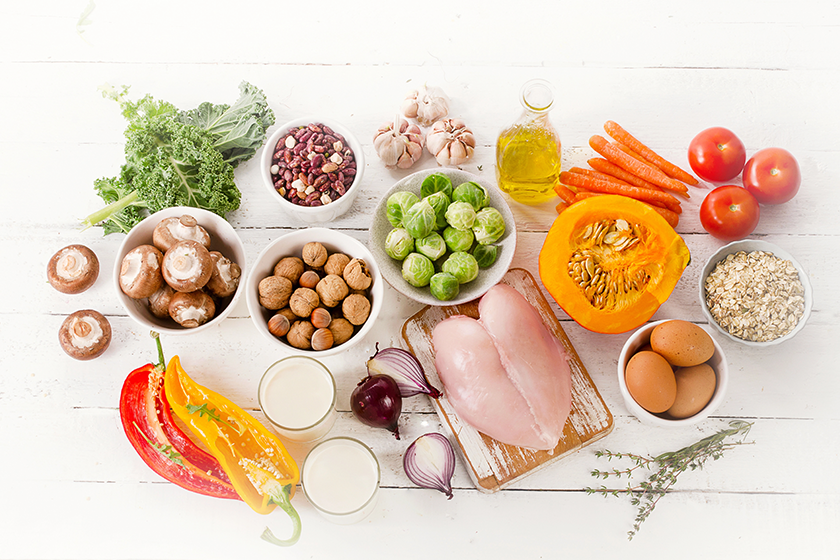 balanced diet concept