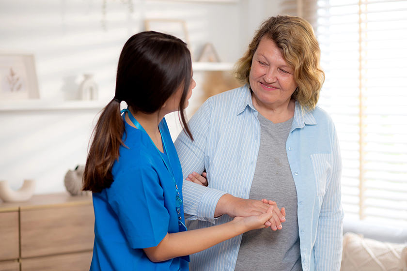 caregiver young nurse woman caregiver young nurse woman