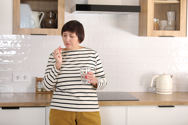 smiling happy healthy senior woman