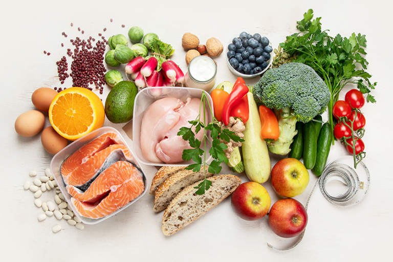 balanced diet food background balanced diet food background