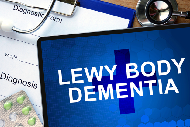 diagnostic form with diagnosis lewy body dementia