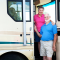 senior couple in their rv